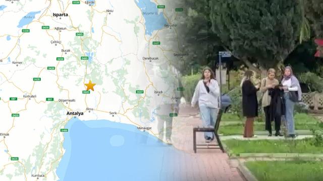 Antalya'da yine deprem: Bu seferki daha büyük!