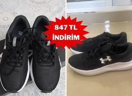 Çok satanlarda birinci: Under Armour ayakkabı indirimde