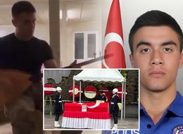 Şehit polisten geriye bu yürek dağlayan görüntü kaldı