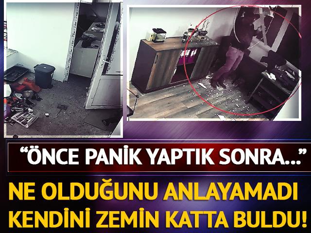 Al&ccedil;ıpan &ccedil;&ouml;kt&uuml;! 1'inci kattan zemine d&uuml;şt&uuml;!