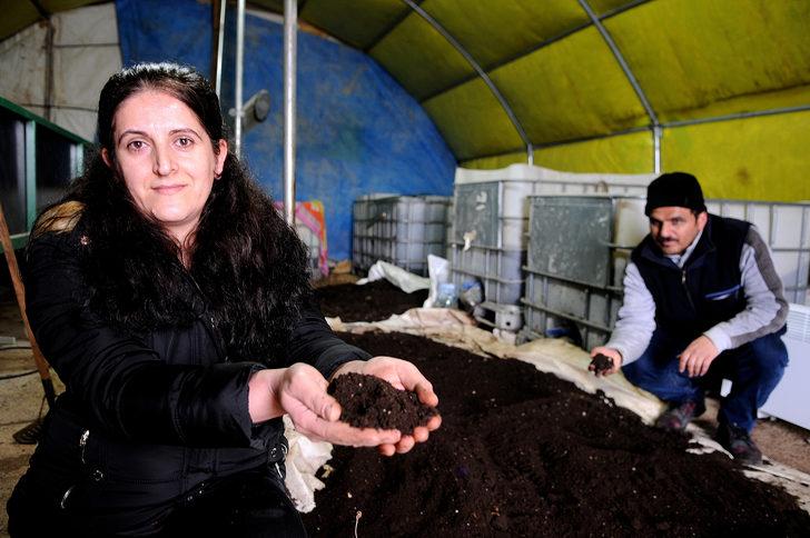 Solucan gübresi üretiyor, siparişlere yetişemiyor G5