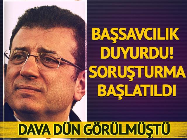 İmamoğlu'nun davası d&uuml;n g&ouml;r&uuml;lm&uuml;şt&uuml;! Başsavcılık duyurdu: Paylaşılan ses kayıtlarıyla ilgili soruşturma