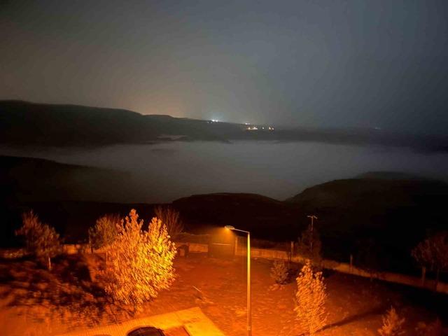 Batman’da Dicle Nehri üzerinde sis denizi 1