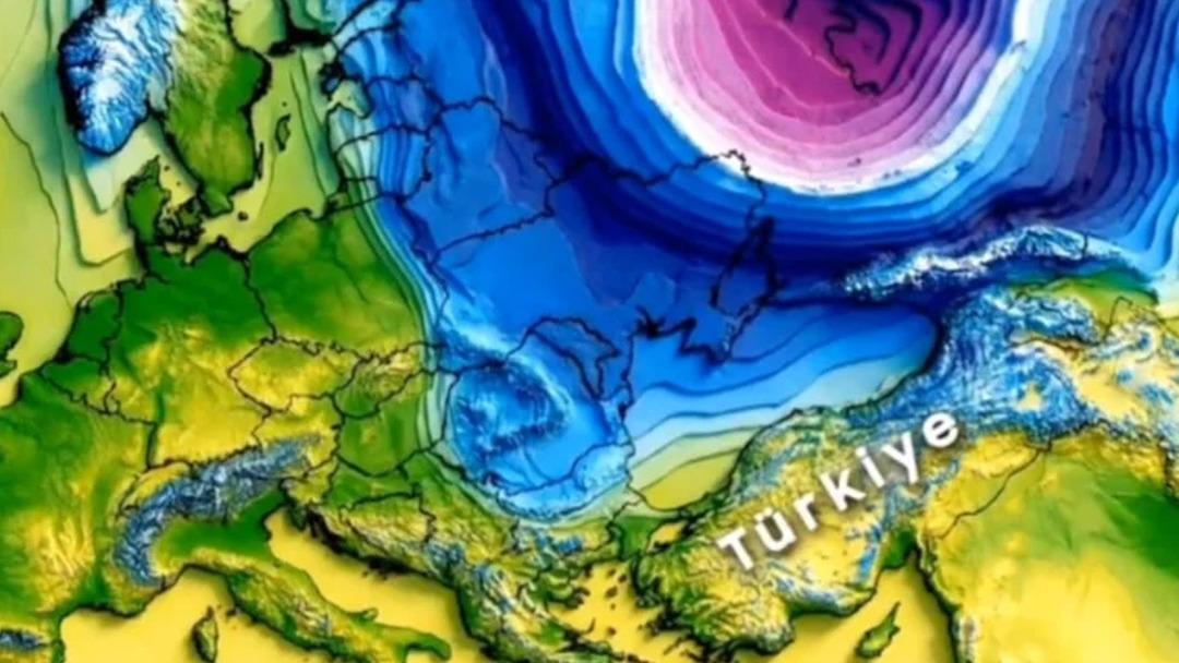 Kar yağışı için yeni tahmin! Tarih verdiler: "Tepemizde devasa bir soğuk hava deposu oluşuyor" 1