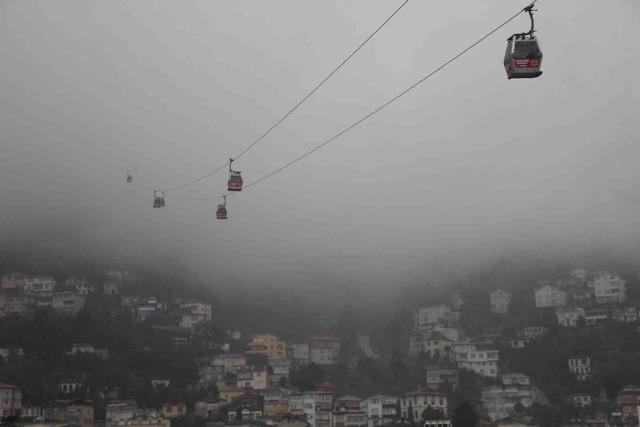 Ordu’da sis kartpostallık manzara oluşturdu 3