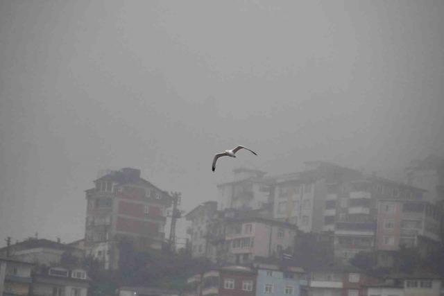 Ordu’da sis kartpostallık manzara oluşturdu 1