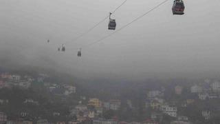 Ordu’da sis kartpostallık manzara oluşturdu