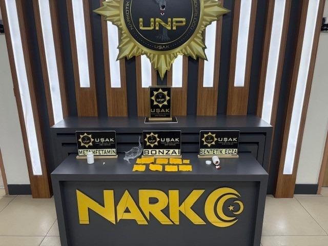 Uşak’ta çok sayıda uyuşturucu madde ele geçirildi 3