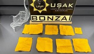 Uşak’ta çok sayıda uyuşturucu madde ele geçirildi