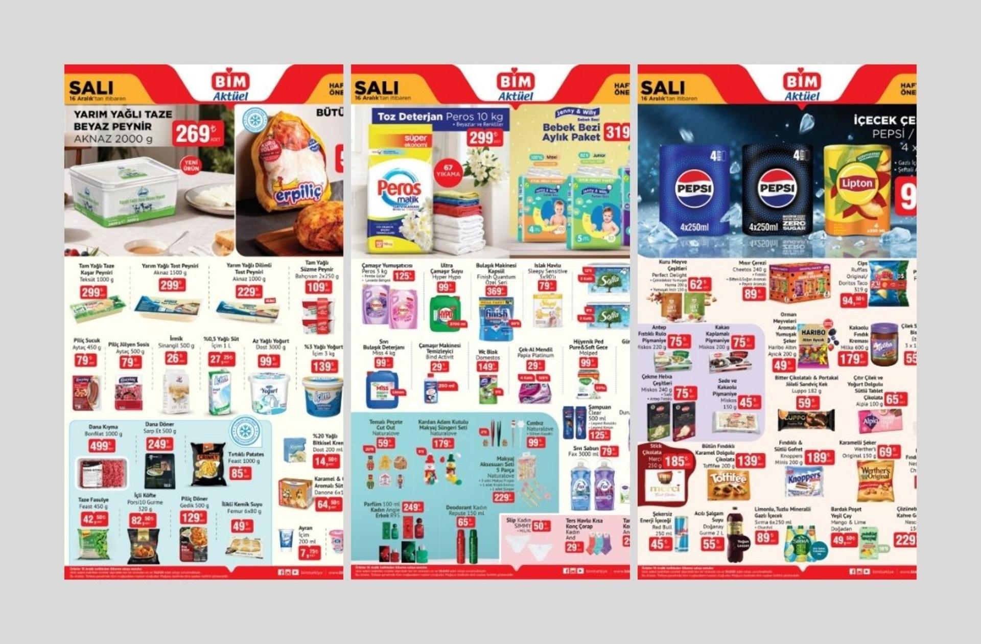 16 Aralık 2025 BİM aktüel haftanın önerileri kataloğu yayında!