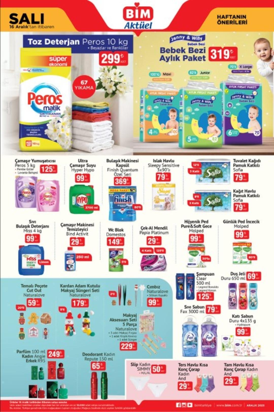 16 Aralık 2025 BİM aktüel haftanın önerileri kataloğu yayında! 3