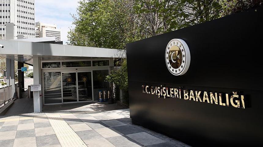 Dışişleri'nden İsrail tepkisi