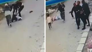 Dehşet anları kamerada! Boşanma aşamasındaki eşini boğazından ve sırtından bıçakladı