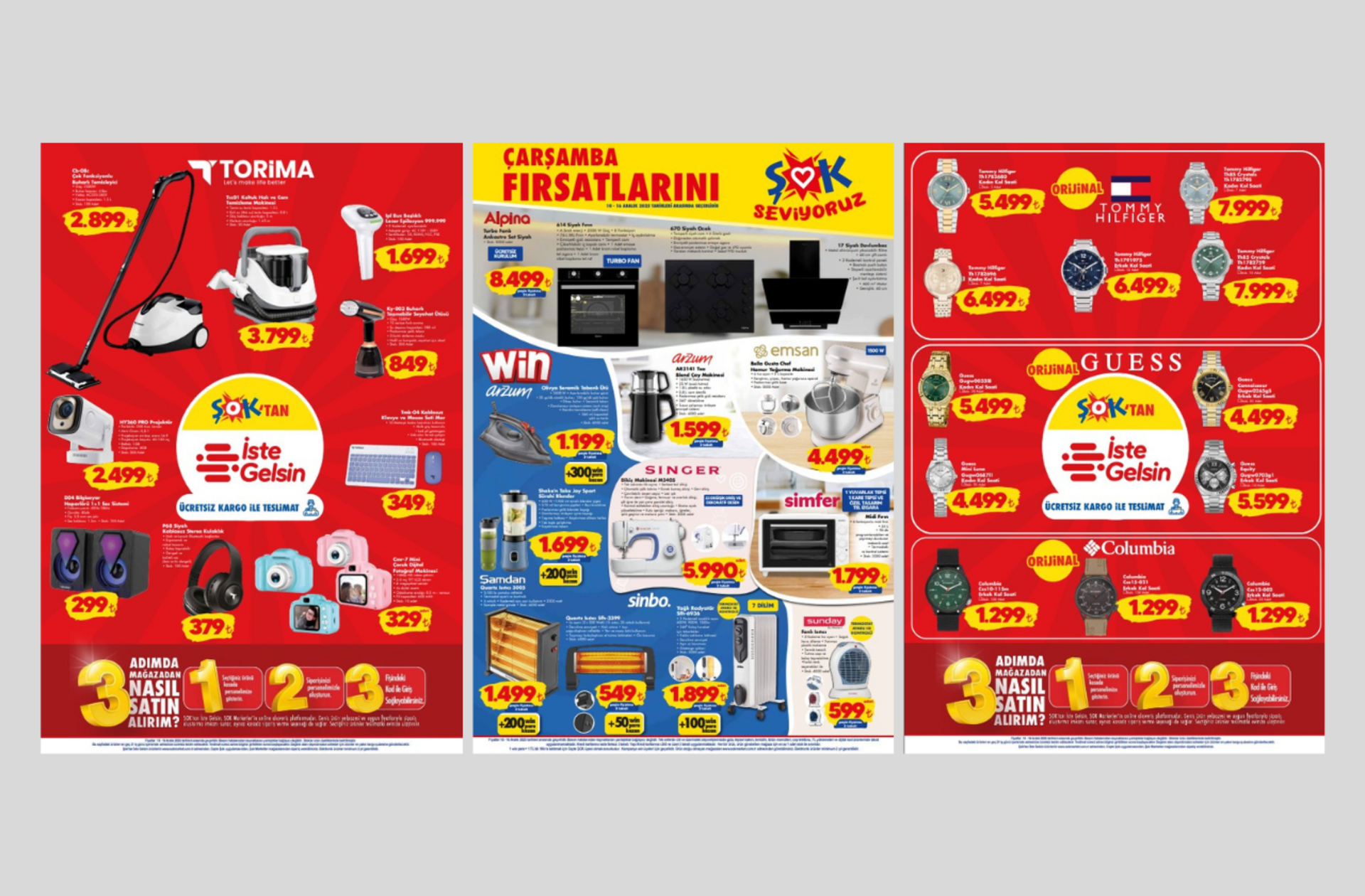 ŞOK'a Columbia kol saatleri geliyor! 10 Aralık 2025 ŞOK aktüel katalog yayınlandı!