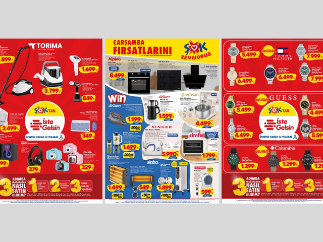 ŞOK'a Columbia kol saatleri geliyor! 10 Aralık 2025 ŞOK akt&uuml;el katalog yayınlandı!