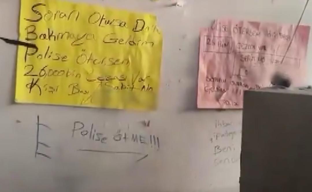 Her şeyi düşünmüşler! Fuhuş evinde duvarda pes dedirten yazı 3