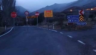 Bayburt’ta bazı köy yolları ve geçitler yoğun kar nedeniyle ulaşıma kapatıldı