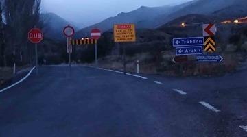 Bayburt’ta bazı köy yolları ve geçitler yoğun kar nedeniyle ulaşıma kapatıldı