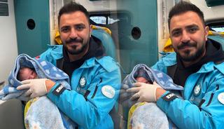 Ambulansta doğum yaptı: Bebeğin ismini bakın ne koydu!