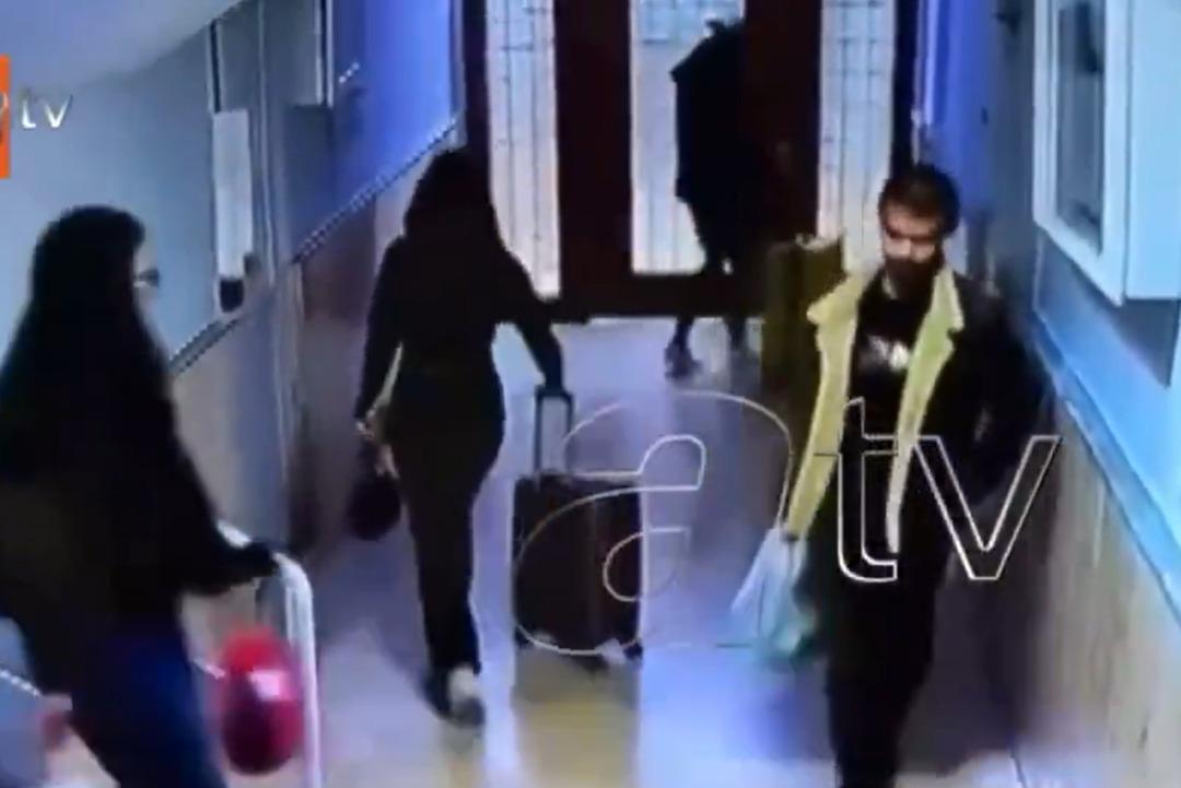 Valizlerle kaçmaya çalışmışlar! Güllü nün kızının firar girişimi kameraya yansıdı... İşte o görüntü 2