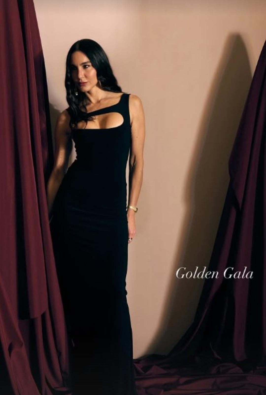 Ece Sükan derin göğüs dekoltesiyle geceye damga vurdu! Sosyal medyada yorum yağdı 1