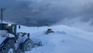 Şırnak’ta karla mücadele çalışması