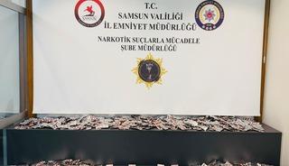 Yer: Samsun! İkametinde 10 binden fazla sentetik uyuşturucu bulundu