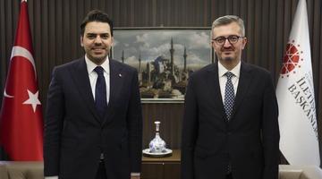 İletişim Başkanı Burhanettin Duran, TİKA Başkanı Eren ile görüştü