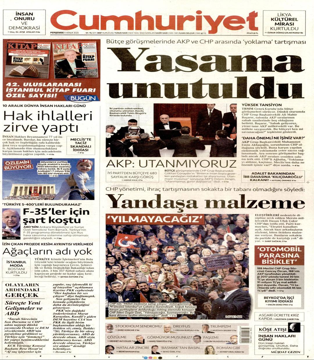 Cumhuriyet gazetesi