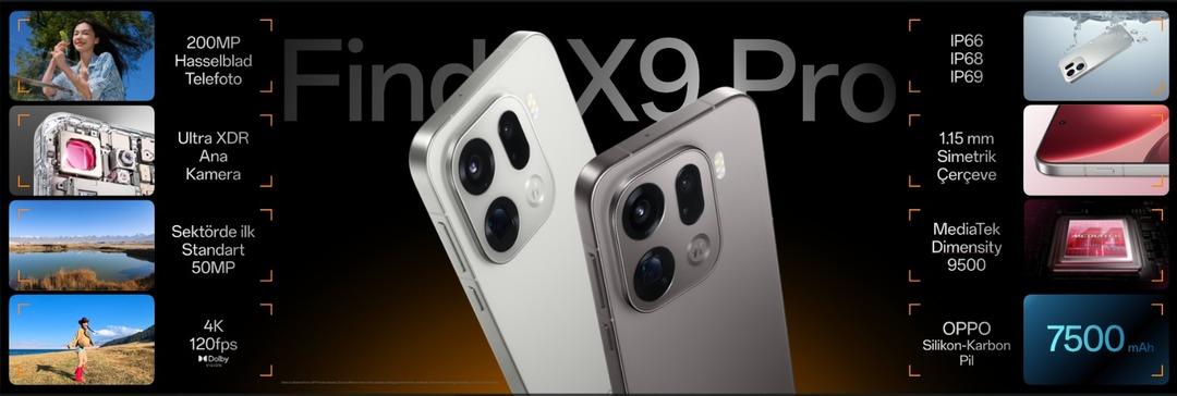 OPPO Find X9 Pro Türkiye’de: İşte özellikleri ve fiyatı 2