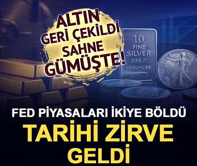 Altın geri çekildi, sahne gümüşte! Tarihi zirve geldi
