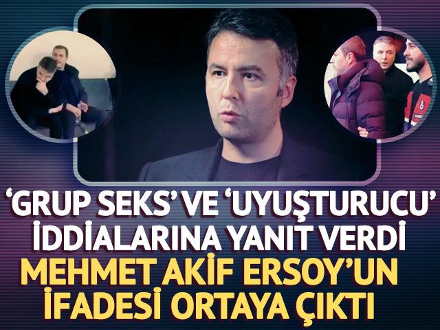 Mehmet Akif Ersoy hakkındaki 'Grup seks' ve 'Uyuşturucu' iddialarına yanıt verdi! İfadesi ortaya &ccedil;ıktı