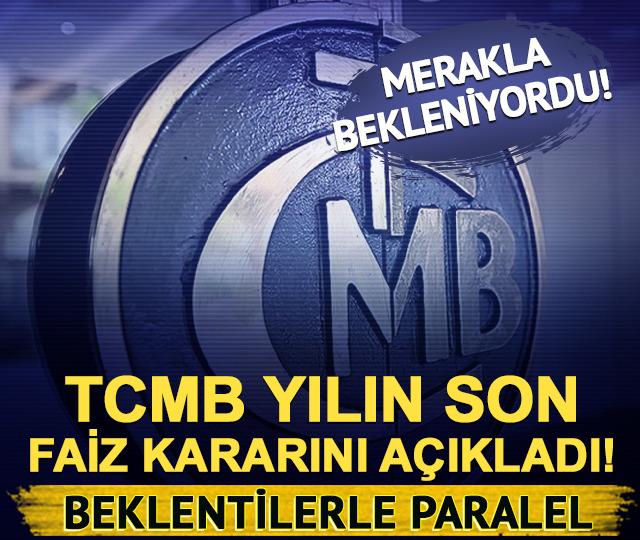 SON DAKİKA|Beklentilerle paralel! Merkez Bankası yılın son faiz kararını açıkladı