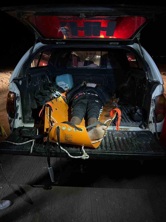 Sarp arazide yaralanan göçmen kurtarıldı 1