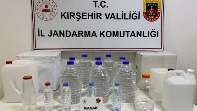 Kırşehir’de kaçak alkol operasyonu: 62 litre kaçak alkol ele geçirildi
