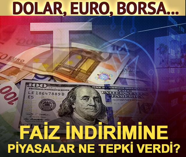 Merkez Bankası faiz indirdi! Piyasaların ilk tepkisi ne oldu?