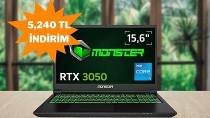 Tam bir fiyat–performans bilgisayarı olan Monster Abra A5'de harika fırsat!