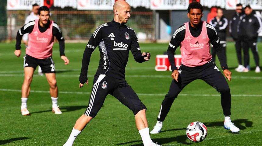 Beşiktaş’ta Trabzonspor maçı hazırlıkları devam etti