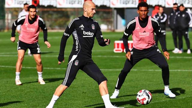 Beşiktaş’ta Trabzonspor maçı hazırlıkları devam etti