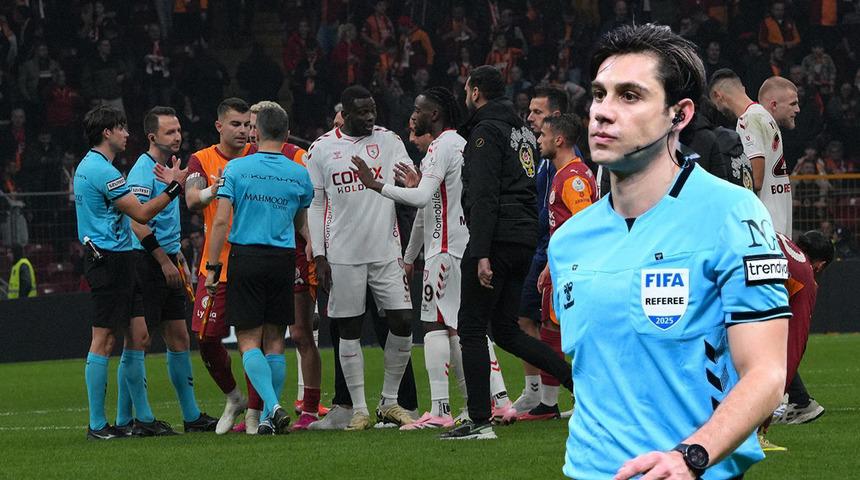 Galatasaray maçının hakemi Mehmet Türkmen'e MHK'dan ağır fatura!