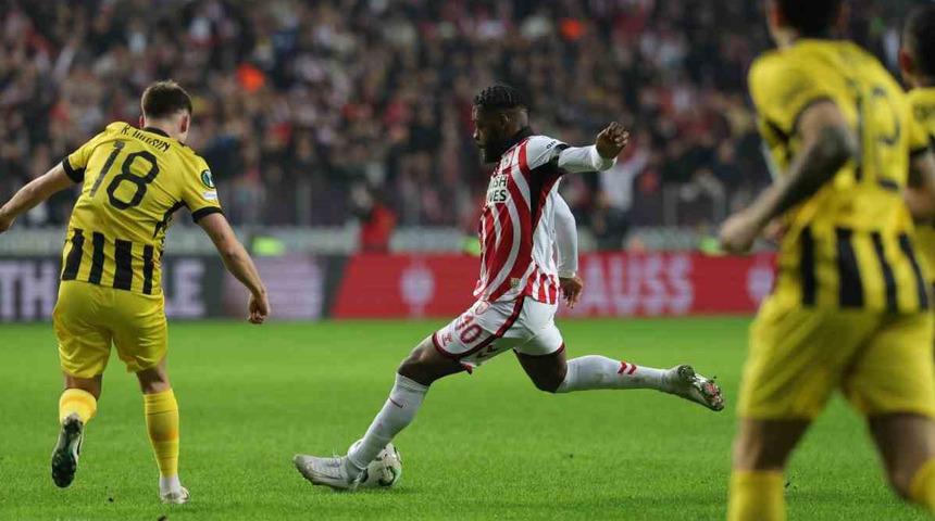 (&Ouml;zet) Samsunspor - AEK Ma&ccedil;ı &Ouml;zeti ve T&uuml;m &Ouml;nemli Anları