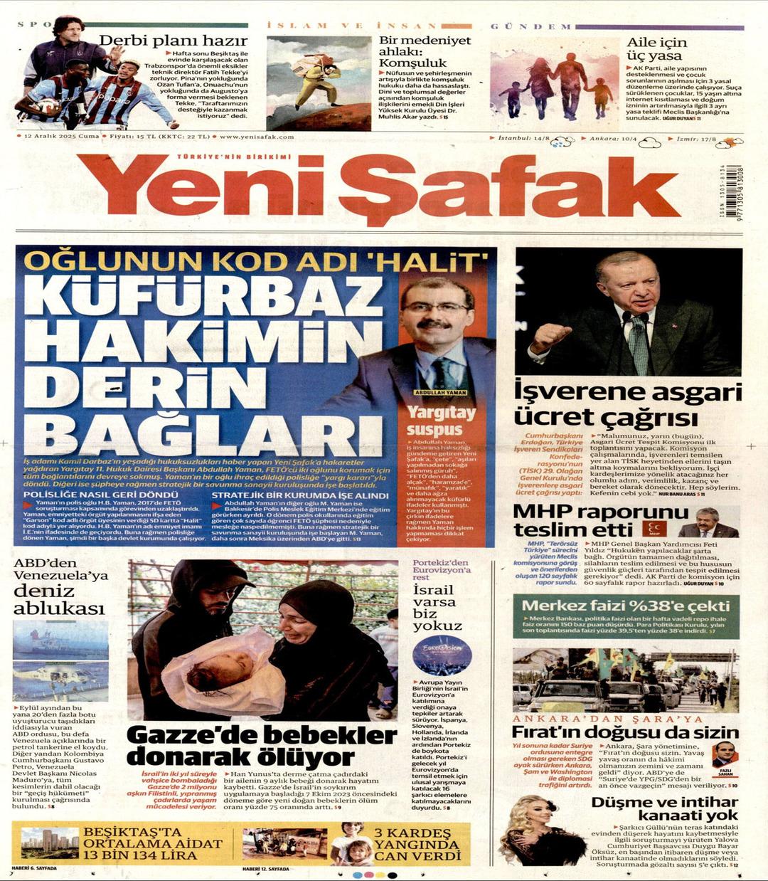 Yeni Şafak gazetesi
