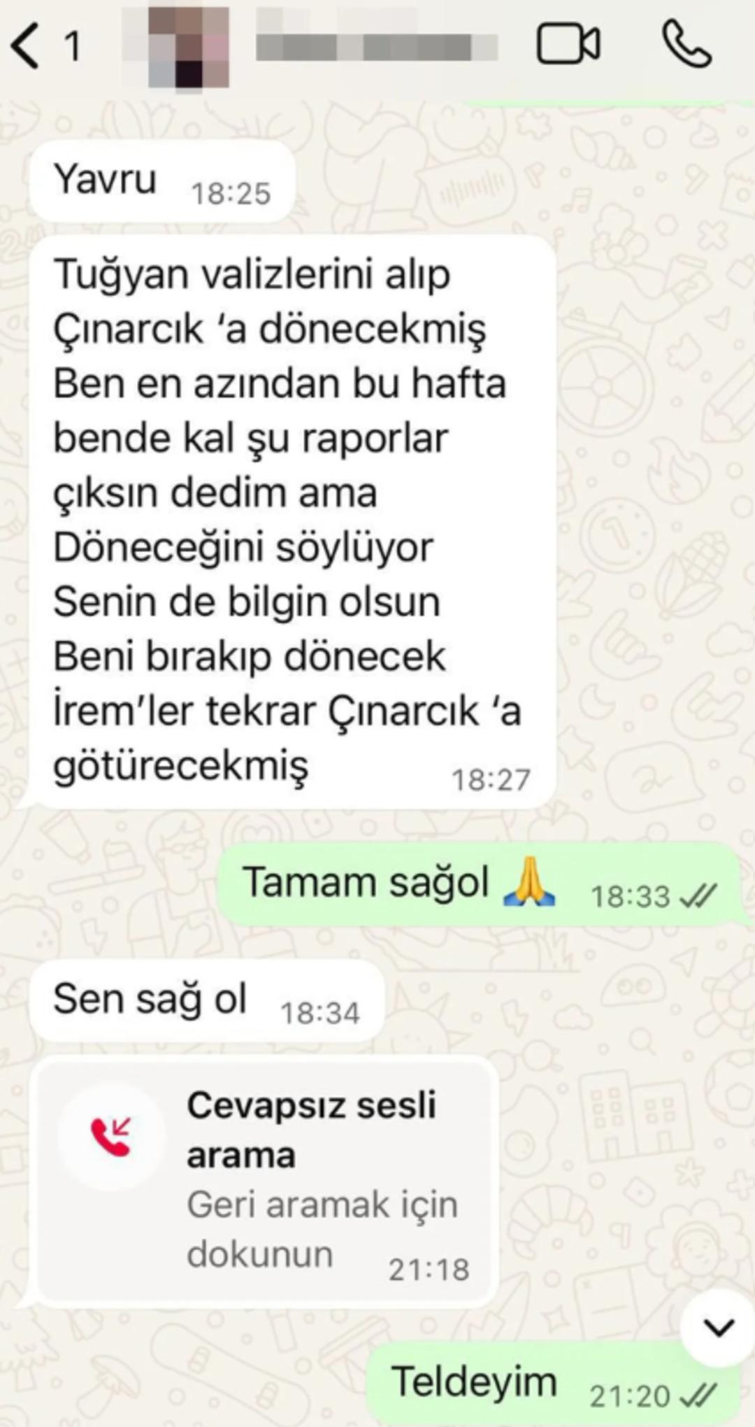 Güllü soruşturmasınca Başsavcı dan olay ifade! Tuğyan Ülkem Gülter’in mesajları da ortaya çıktı 3