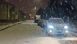 Erzurum’da beklenen kar yağışı etkili oldu