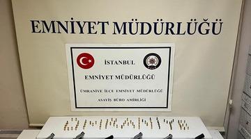 Ümraniye'de silah ticareti yapan şüpheli tutuklandı