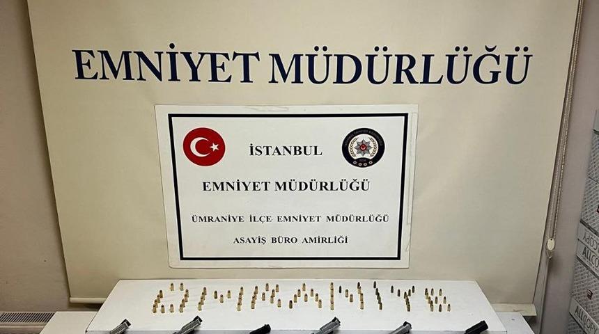 Ümraniye'de silah ticareti yapan şüpheli tutuklandı
