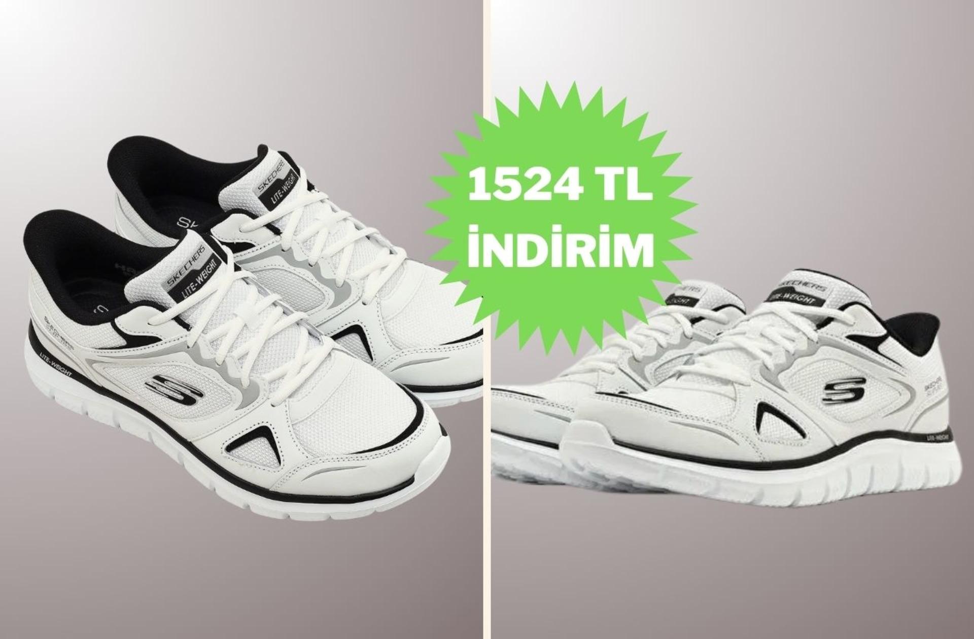 Ayağınızda yokmuş gibi hissettiren Skechers ayakkabıda bugün büyük indirim var!