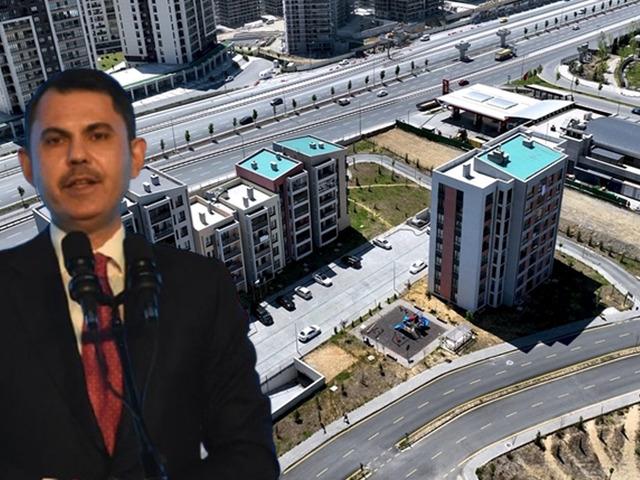 Bakan Kurum'dan Başakşehir'de yapımı tamamlanan sosyal konutlara ilişkin paylaşım