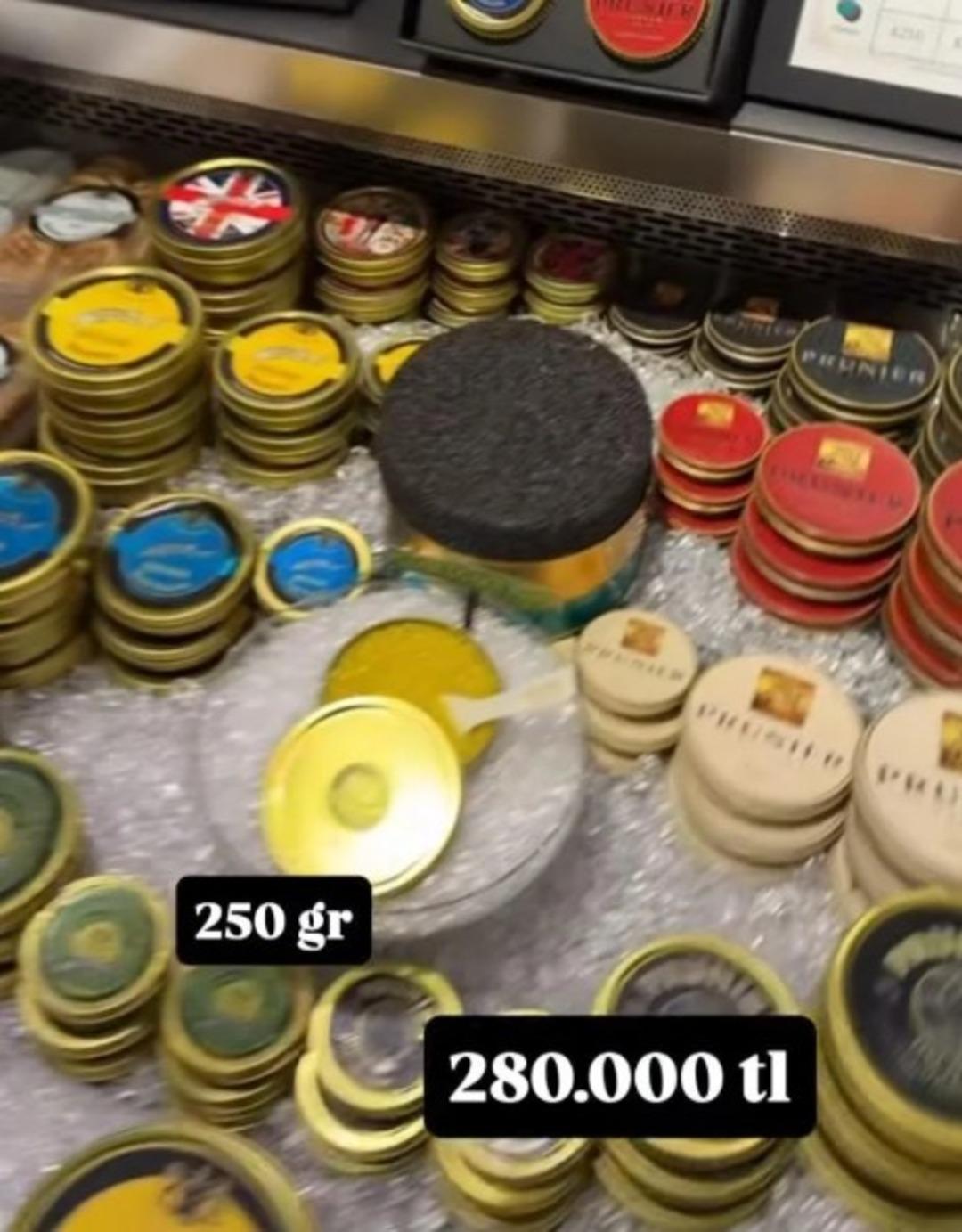 Ebru Şancı 250 gram havyarın fiyatını duyunca şoke oldu!  İnsan tuvalete çıkmaya üzülür  2