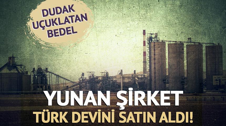 Yunan şirket T&uuml;rk devini satın aldı! Dudak u&ccedil;uklatan bedel